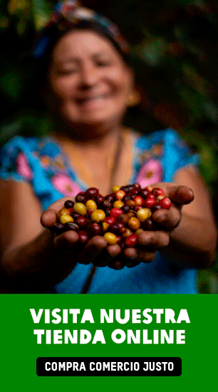 Compra comercio justo. Visita nuestra tienda online.